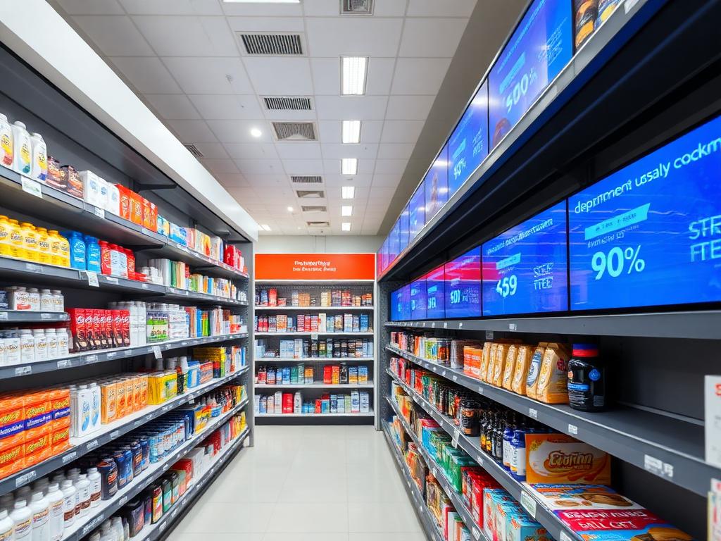 Pantallas de estantería · Smart Shelving